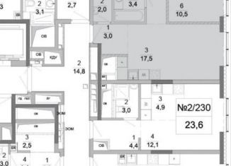 Продам 2-ком. квартиру, 56.7 м2, Москва, ЖК Метрополия, Волгоградский проспект, 32/3к2