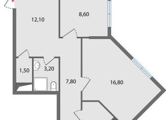 Продам 4-комнатную квартиру, 90.6 м2, Липецкая область, улица Ф.С. Игнатьева, 33к1