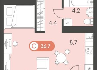 Продаю квартиру студию, 36.7 м2, Ижевск