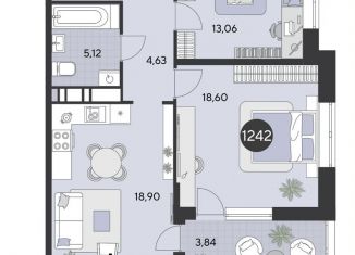 2-ком. квартира на продажу, 70.3 м2, Омская область