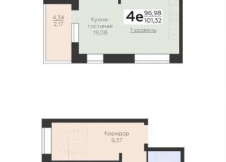 Продаю 4-комнатную квартиру, 99.9 м2, Воронеж, Коминтерновский район, Электросигнальная улица, 9Ак1