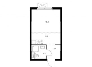 Продам квартиру студию, 22 м2, Москва, станция Новохохловская, 1-й Грайвороновский проезд, 3