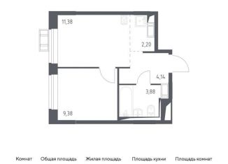 Продам однокомнатную квартиру, 30.5 м2, Московская область, микрорайон Пригород Лесное, к11.2