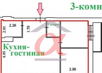 Продается 3-ком. квартира, 55 м2, Кемерово, улица Тухачевского, 29Б, ЖК Старт