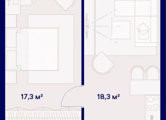 Однокомнатная квартира на продажу, 49.2 м2, Москва, район Ростокино, жилой комплекс Союз, к3