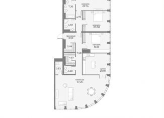 Продаю 4-комнатную квартиру, 192.2 м2, Москва, метро Баррикадная