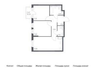 Продается 2-ком. квартира, 51.2 м2, Колпино, ЖК Новое Колпино