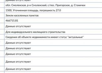 Продается земельный участок, 15 сот., деревня Станички