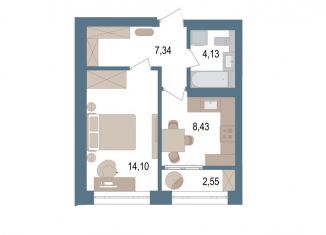 Продам 1-ком. квартиру, 35.5 м2, Уфа, улица Пархоменко, 156Е, ЖК Видинеевский