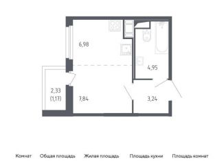 Продам квартиру студию, 24.2 м2, Санкт-Петербург, муниципальный округ Константиновское