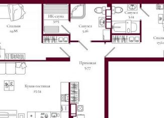 Продам 3-комнатную квартиру, 80 м2, Киров, улица Свободы, 28