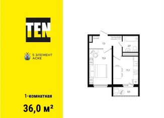 Продам однокомнатную квартиру, 36 м2, Ростов-на-Дону