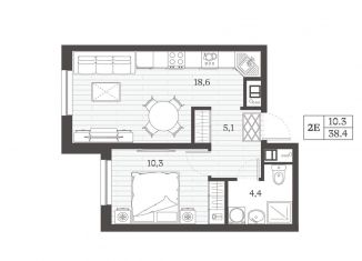 Продаю 1-ком. квартиру, 38.4 м2, Дагестан