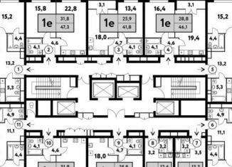 Продам 1-ком. квартиру, 47.3 м2, Москва, Фестивальная улица, 15к24/3, ЖК Фестиваль Парк 2