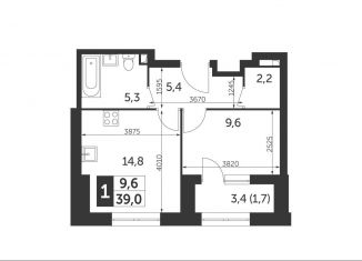 Продаю 1-ком. квартиру, 39 м2, Москва, улица Вильгельма Пика, 1, метро Ботанический сад