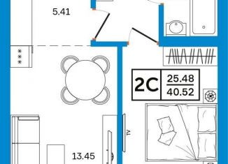 Продажа 2-ком. квартиры, 40.5 м2, Уфа, Некрасовский переулок, 38