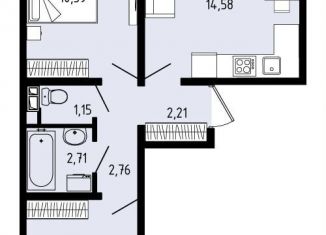 Продам трехкомнатную квартиру, 47.1 м2, Пермский край