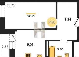 Продажа 1-ком. квартиры, 37.6 м2, Новосибирск, метро Заельцовская