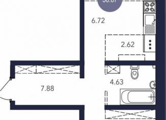 Продаю 2-ком. квартиру, 56.7 м2, Братск