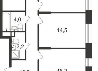 Продажа четырехкомнатной квартиры, 108.2 м2, Московский, 7-я фаза, к2