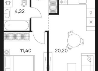 Продается 1-ком. квартира, 39.7 м2, Москва, Автозаводская улица, 26