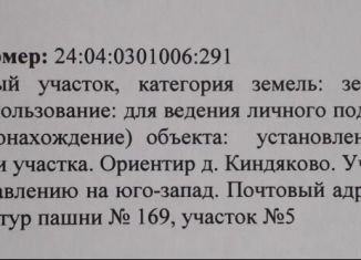 Продаю земельный участок, 15 сот., деревня Киндяково