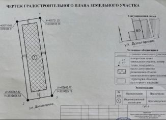 Участок на продажу, 9.5 сот., село Хомутово, улица Доготарёва, 63А