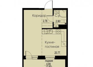 Продажа квартиры студии, 28.9 м2, Ленинградская область, Екатерининская улица, 23