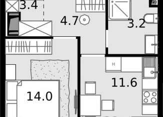 Продам 1-комнатную квартиру, 36.9 м2, Москва, Отрадная улица, 4А