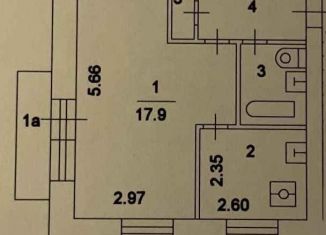 Продажа 1-комнатной квартиры, 31 м2, Москва, улица Народного Ополчения, 16к3, метро Мнёвники