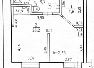 1-ком. квартира на продажу, 34 м2, Чита, улица Бабушкина, 20