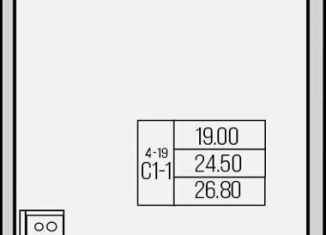 Продам квартиру студию, 26.8 м2, городской посёлок Кузьмоловский