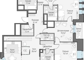 Продается многокомнатная квартира, 376 м2, Москва, Потаповский переулок, 5с4