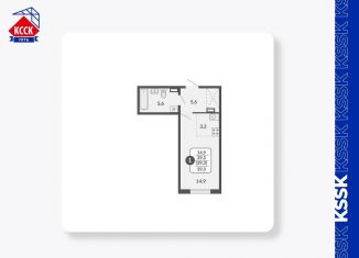 Продам квартиру студию, 29.3 м2, Киров, Нагорная улица, 14