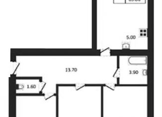 Продается 4-ком. квартира, 83.8 м2, Новосибирск, Ленинский район, Большая улица, 686