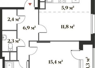 Продается двухкомнатная квартира, 48.4 м2, Красногорск, Золотая аллея, 2