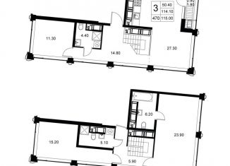 Продаю трехкомнатную квартиру, 110.2 м2, Санкт-Петербург, ЖК Голден Сити, улица Челюскина, 8