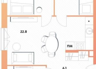 Продается 3-ком. квартира, 71.7 м2, Москва, ЖК Баланс