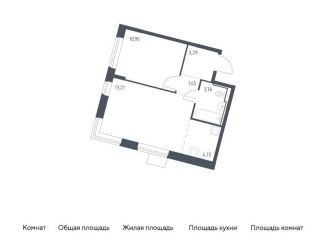 Продажа 1-комнатной квартиры, 40.8 м2, Москва, жилой комплекс Молжаниново, к4