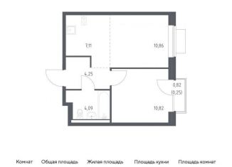 Продаю 1-ком. квартиру, 37.4 м2, Ленинский городской округ, жилой комплекс Новое Видное, 18.2