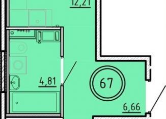 1-ком. квартира на продажу, 41.2 м2, Санкт-Петербург