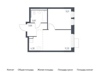 Продаю 1-ком. квартиру, 32.4 м2, Москва, жилой комплекс Молжаниново, к4