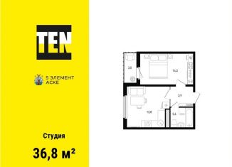 Продается квартира студия, 36.8 м2, Ростов-на-Дону, Советский район