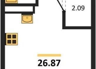 Продается квартира студия, 26.9 м2, Воронеж, Коминтерновский район