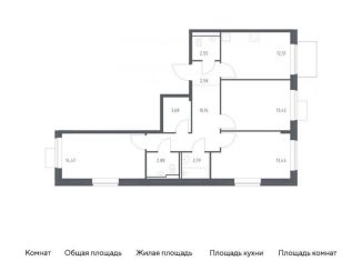 Продажа 3-ком. квартиры, 78.5 м2, Москва, жилой комплекс Молжаниново, к6