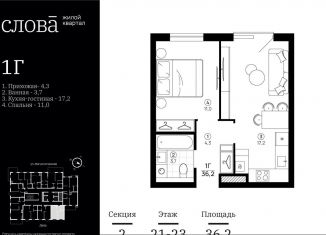 Продается 1-ком. квартира, 36.2 м2, Астраханская область, Туркестанская улица