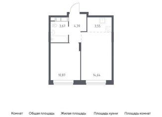 Продаю однокомнатную квартиру, 37.3 м2, Балашиха, улица Бояринова, 36