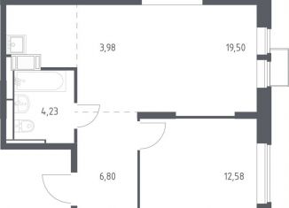 Продам однокомнатную квартиру, 47.1 м2, деревня Путилково, ЖК Большое Путилково