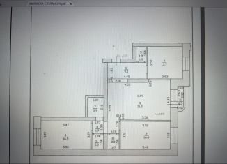 Продается 3-комнатная квартира, 99 м2, Казань, улица Баки Урманче, 8, Приволжский район