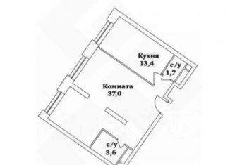 Продаю 3-ком. квартиру, 57 м2, Москва, Шелепихинская набережная, 42к1, ЖК Фридом